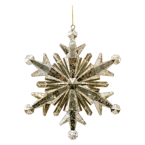 Antique Champagne Snowflake