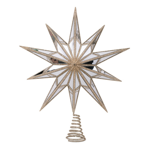 Mirrorred Champagne Tree Topper