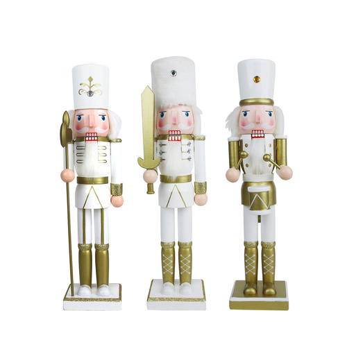 White Gold Nutcrackers