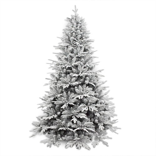 Wall Style Half Christmas Tree - Flocked