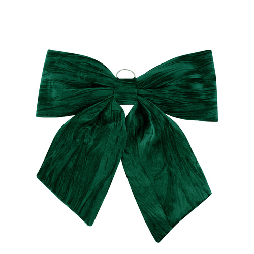 Emerald Velvet Bow