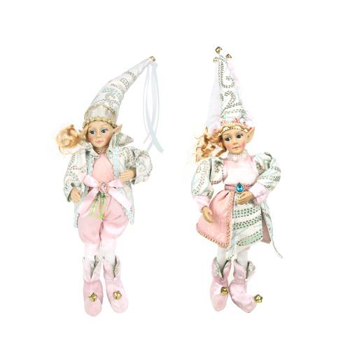Pink Christmas Elves