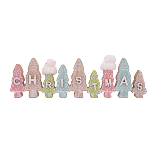 Pastel Christmas Tree Sign