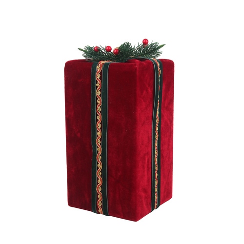 Red Velvet GiftBox Ornament