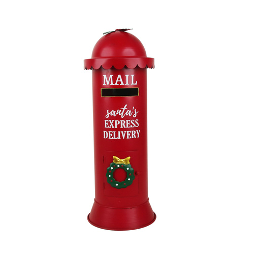 Metal Christmas Post Box