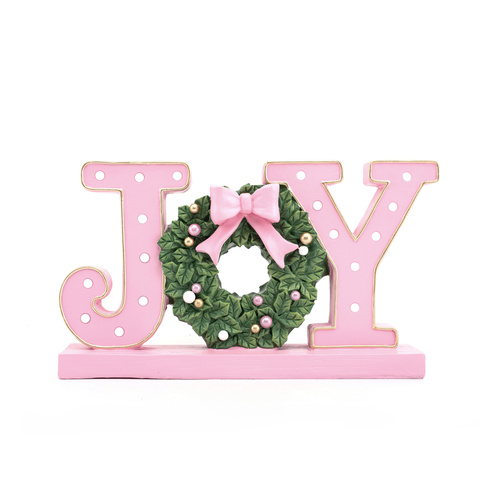 Joy w/ Wreath Sign