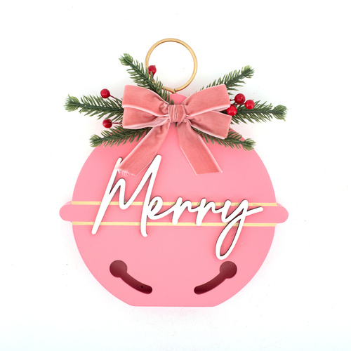 Merry Bauble Sign