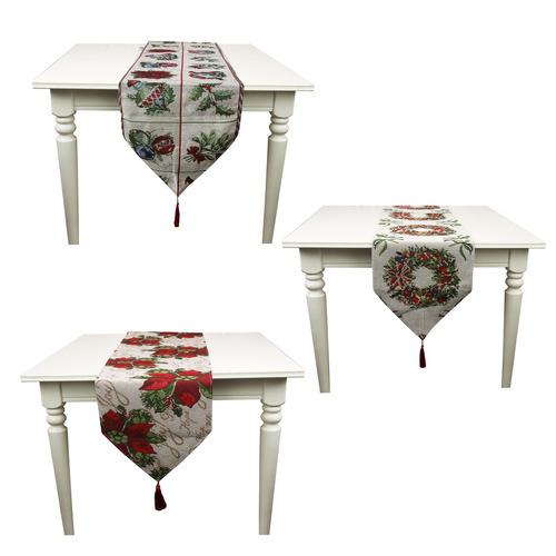 Christmas Tapestry Table Runners