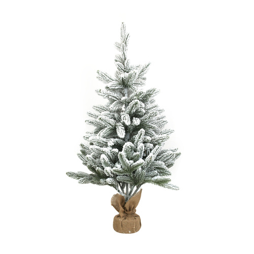 Flocked Christmas Tree