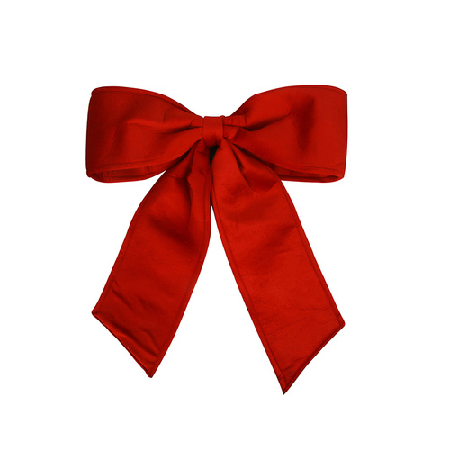 Red Velvet Wired Bow