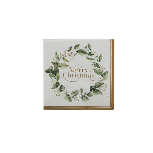 Merry Christmas Napkins | 20pk