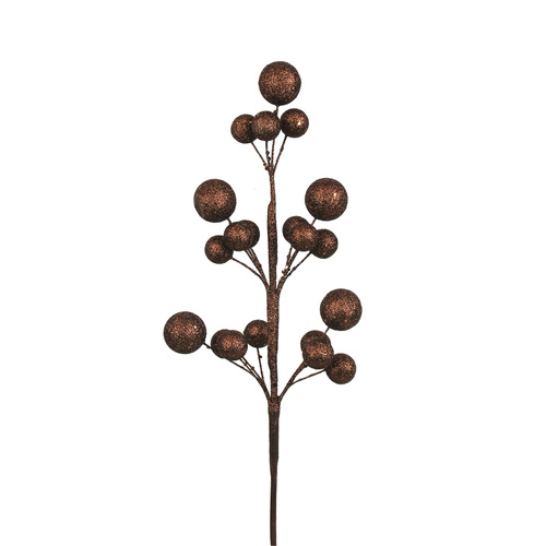 Bronze Glitter Balls Pick