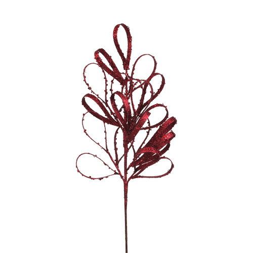 Cherry Red Curly Spray