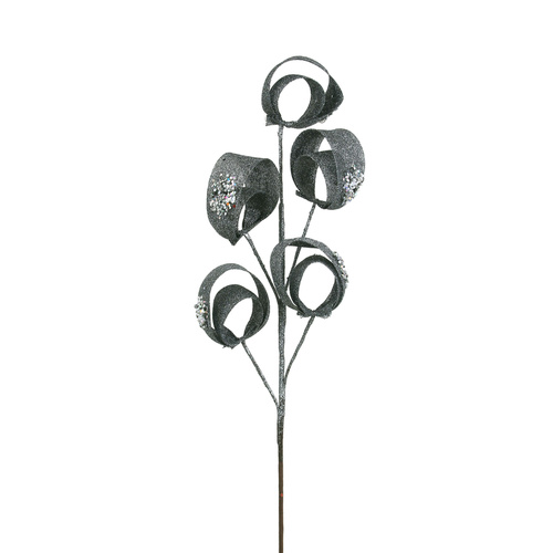 Gunmetal Glitter Stem