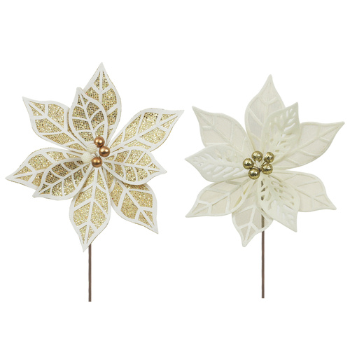 Ivory & Champagne Poinsettias
