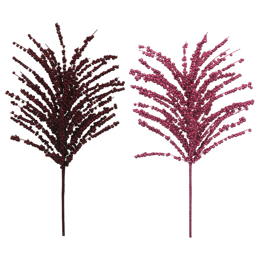 Black Cherry & Antique Pink Glitter Spray