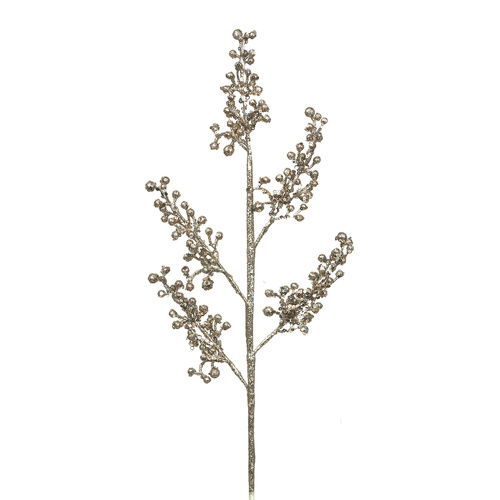 Champagne Glitter Berry Stem