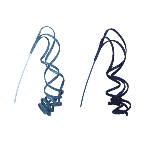 Navy & Arctic Blue Swirl Drop