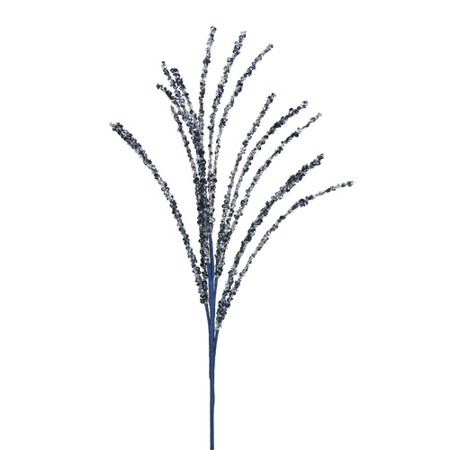 Midnight Blue Glitter Spray Stem