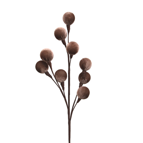 Mocha Velvet Ball Stem