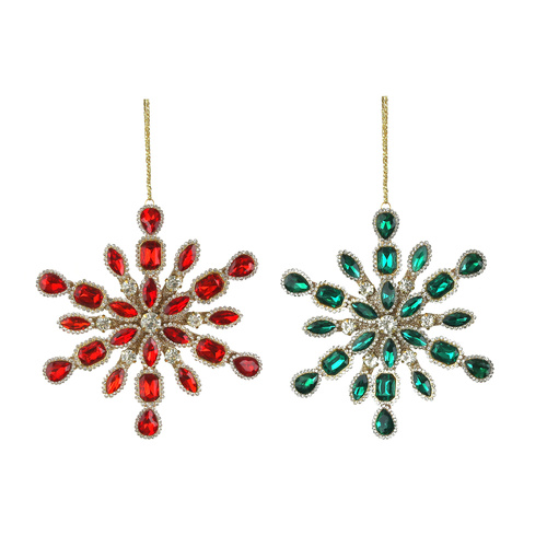 Jewelled Snowflakes
