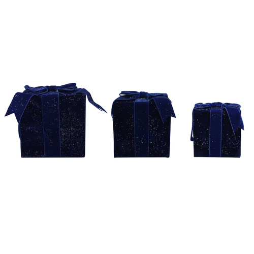 Navy Velvet Gift Box Set