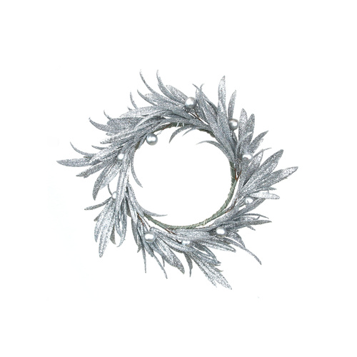 Misteltoe Wreath W/Glitter Details