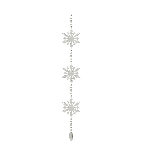 Hanging Acrylic Snowflake Drop