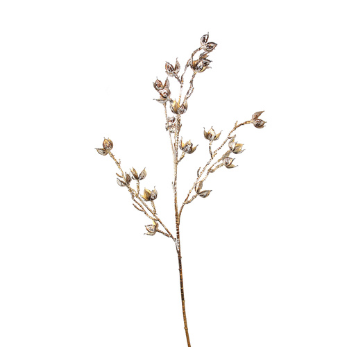 Gold Cotton Stem W/Ice Details
