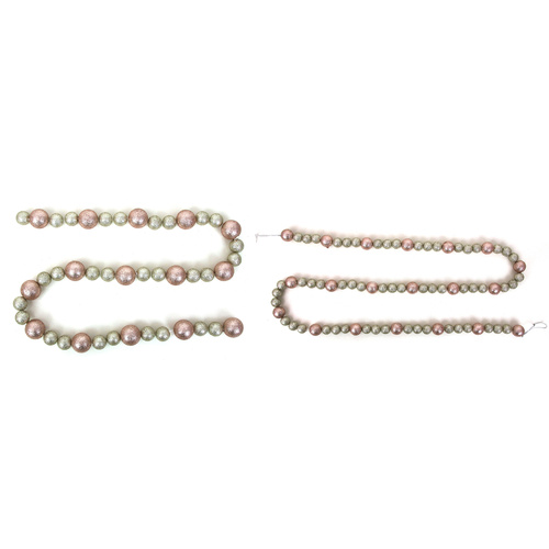 Glitter Ball Champagne / Rose Gold Garland 
