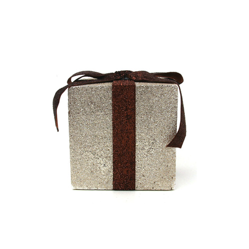 Champagne Glitter & Chocolate Velvet Ribbon