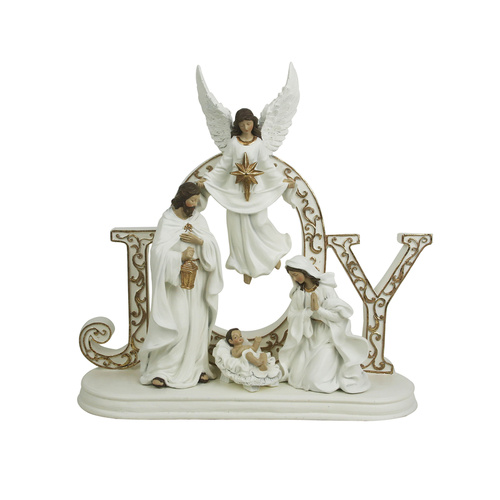 Polyresin Joy Holy Family