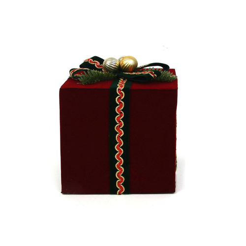Burgundy Velvet Gift Box