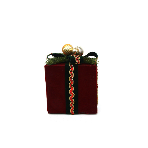 Burgundy Velvet Gift Box