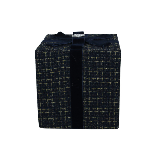 Blue Tweed Gift Box Lge
