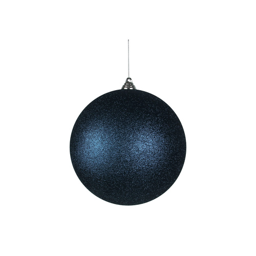 Navy Glitter Bauble
