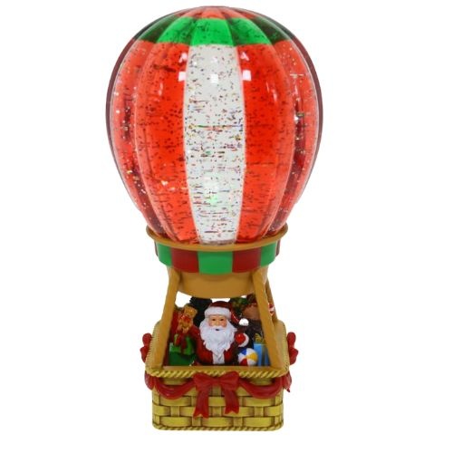 Hot Air Balloon w/ Santa Lantern