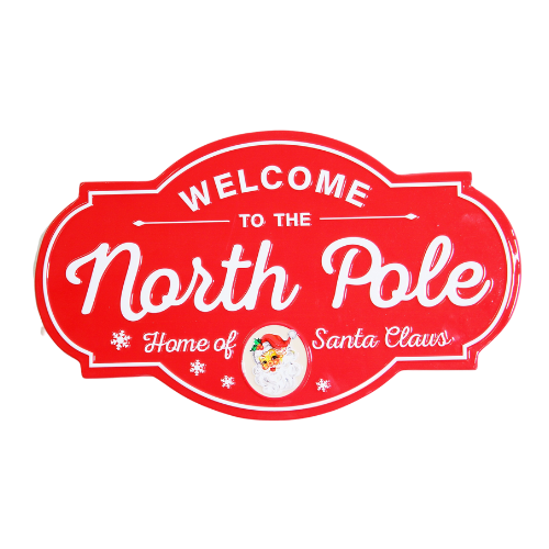 Welcome to the North Pole Sign