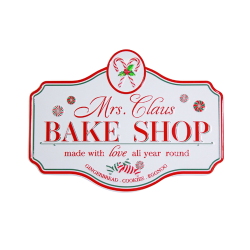 Mrs Claus Bake Shop Sign