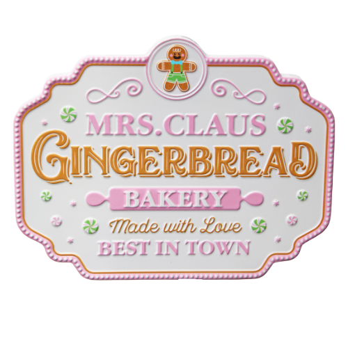 Mrs Claus Bakery Sign