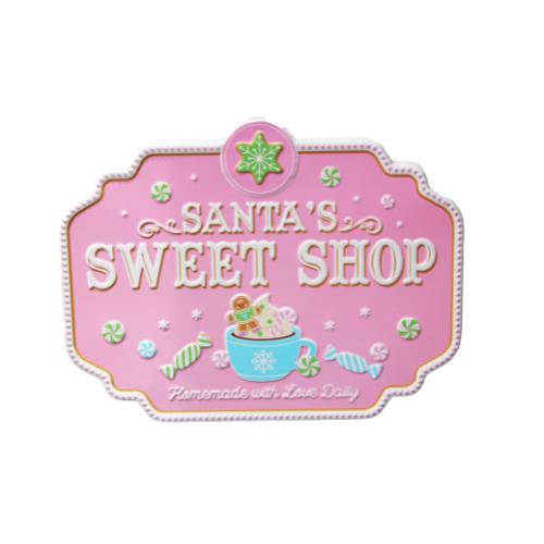 Santa's Sweet Shop Sign