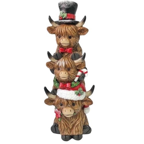 Stacked Highland Cows