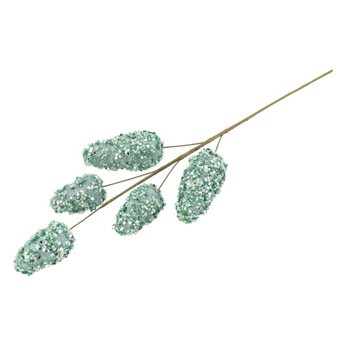 Teal PineCone Spray