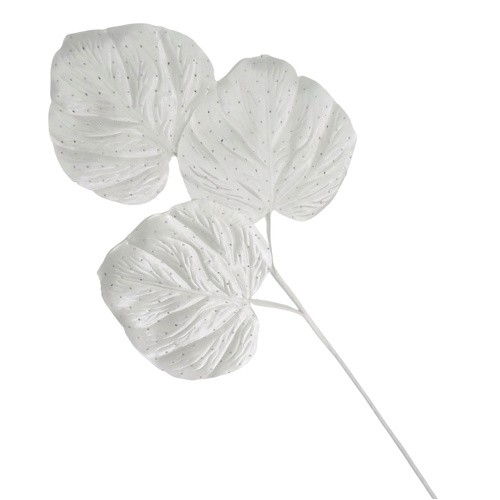 White Wide Leaf Spray