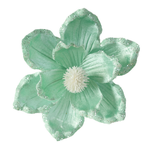 Mint Magnolia w/ Clip