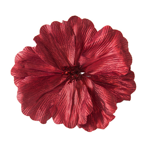 Burgundy Magnolia w/ Shiny Petals 