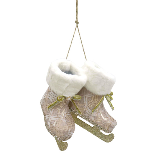Ice Skates Pink w/ Cream