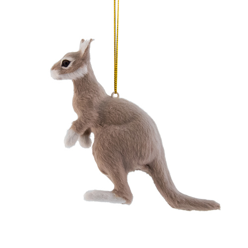 Faux Fur Kangaroo Ornament