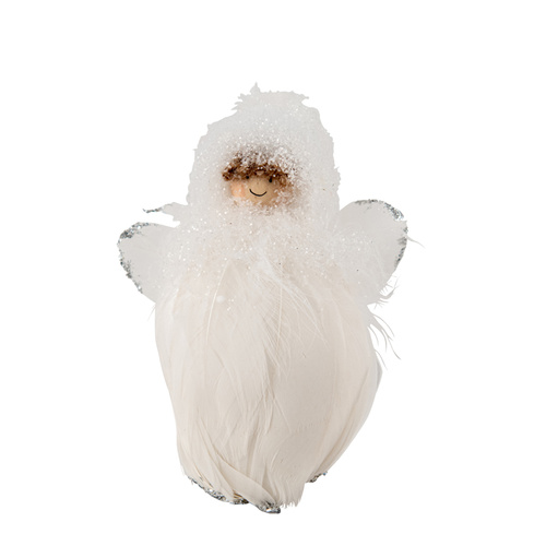 Whimsical White Fairy Ornament