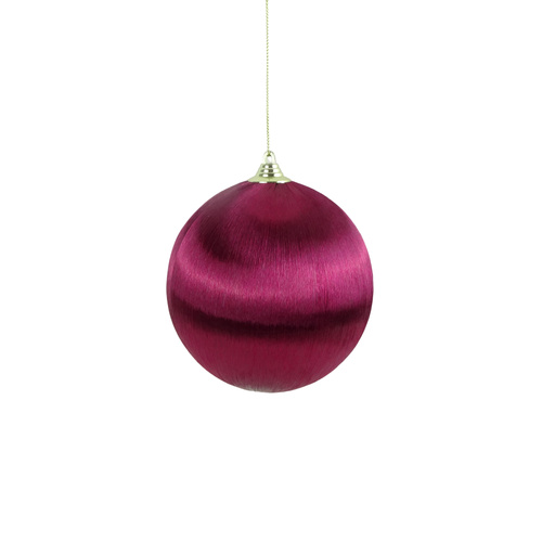 Satin Wrap Burgundy Ball 